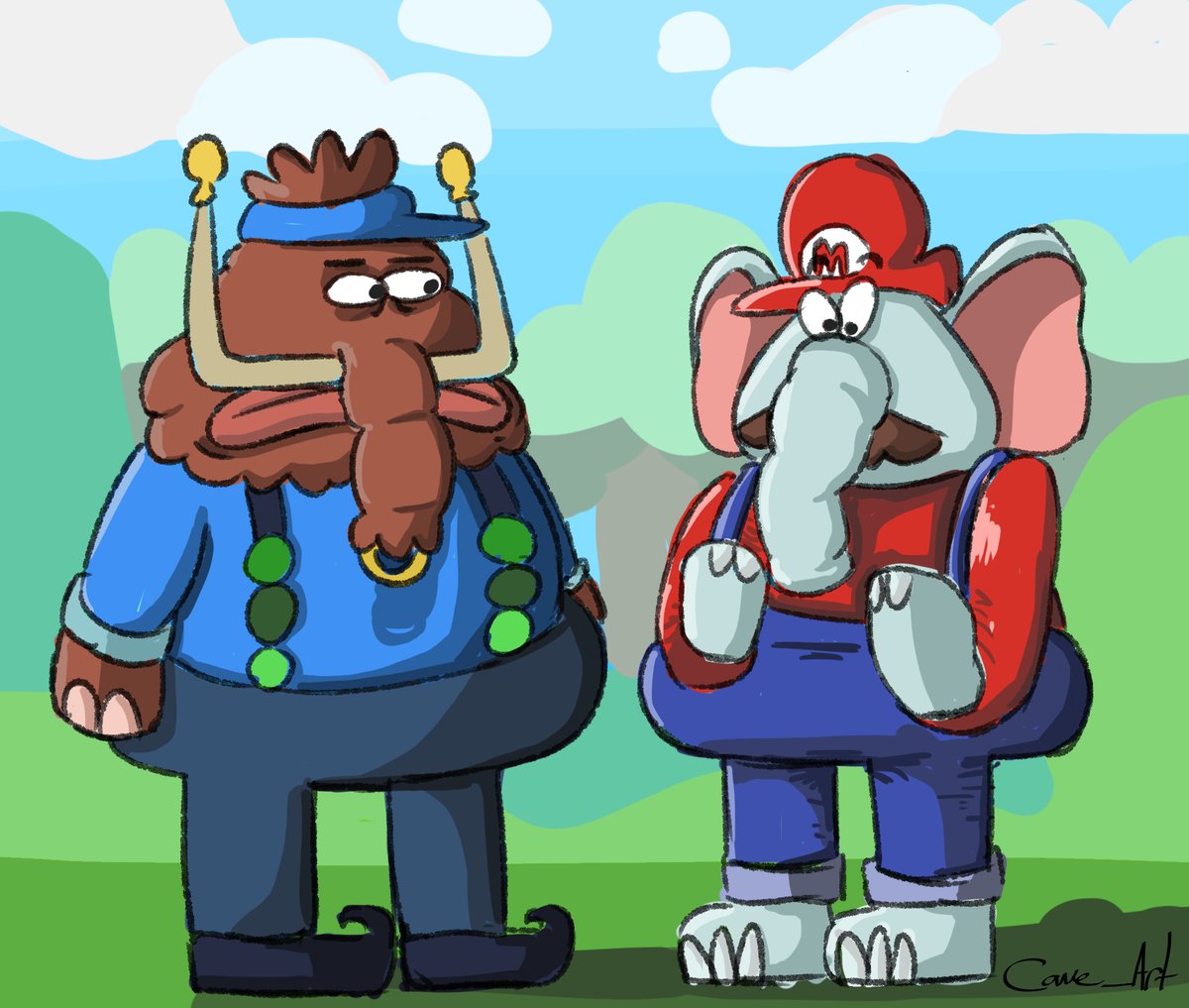 Cave_Art404's tweet photo. Seems awfully familiar...
#CartoonNetwork  #SuperMarioBrosWonder https://t.co/h3jpKKdc7t