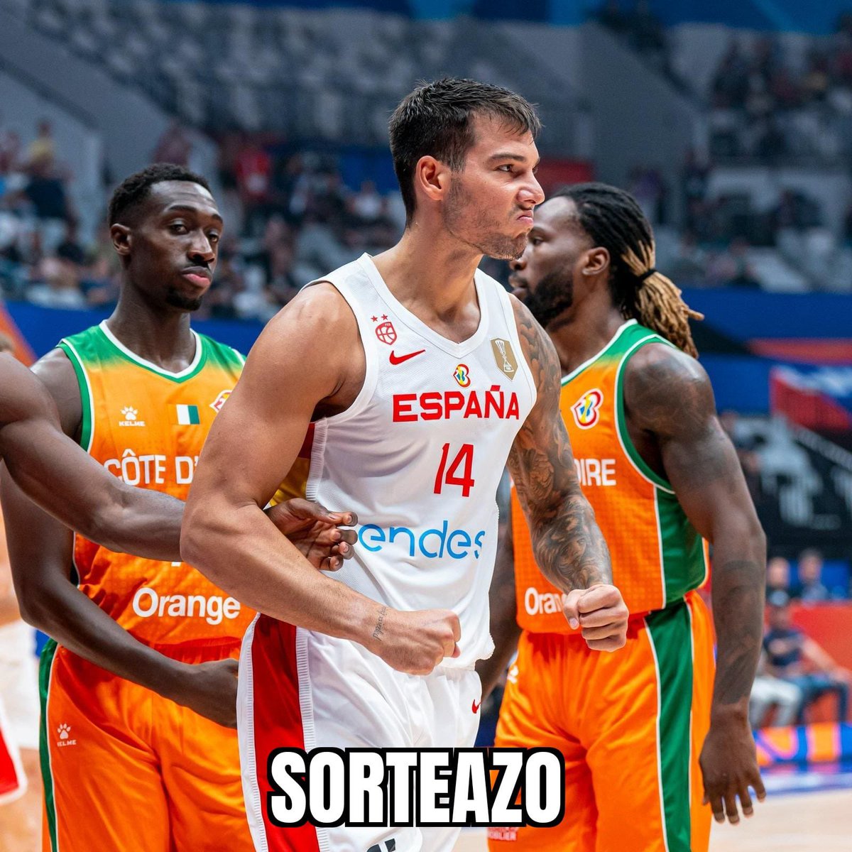 PasionBasketNBA's tweet photo. Si mañana ESPAÑA 🇪🇸 gana a LETONIA 🇱🇻 , vamos a regalar la camiseta de Willy Hernángomez entre todos los que deis RT y nos sigáis a @Ctinfo_17 y a mi 

El ganador elegirá la talla que desee. El ganador se anunciará a través de nuestros perfiles, no se anunciará a través de ninguna cuenta secundaria ni nada. Cuidado con las cuentas que os hablan por privado diciendo que habéis ganado el premio y os piden los datos de vuestra tarjeta, no piquéis, es una estafa

🍀 MUCHA SUERTE A TODOS 🍀