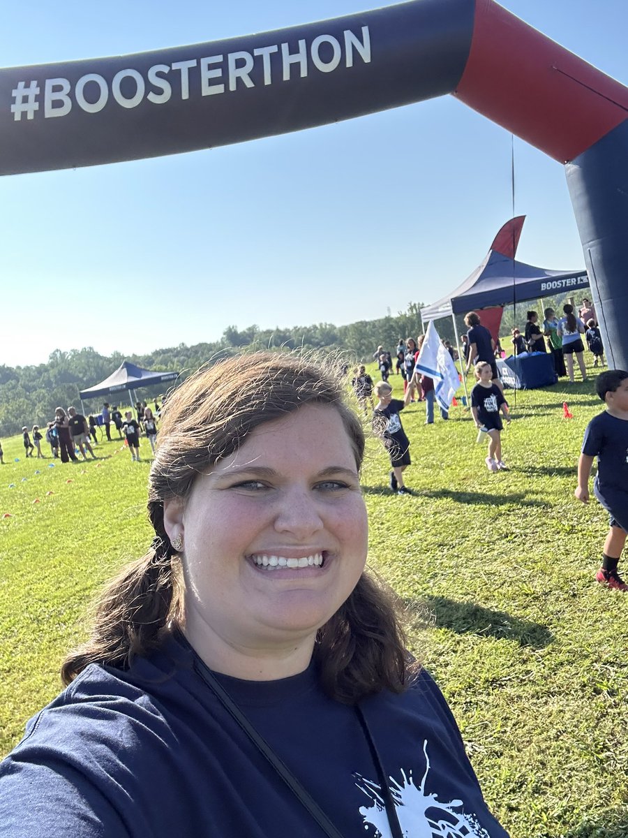 Music_MayBerry's tweet photo. Got to participate in my first Fun Run for @boosterthon today! It was so much fun. Our @dacusvilledolphins raised $12,000 for the arts!! Cue happy dance for teacher! Thank you to everyone who donated to help better our school. We appreciate it. #boosterthon #dacusvillegrown https://t.co/fidHImLnTJ