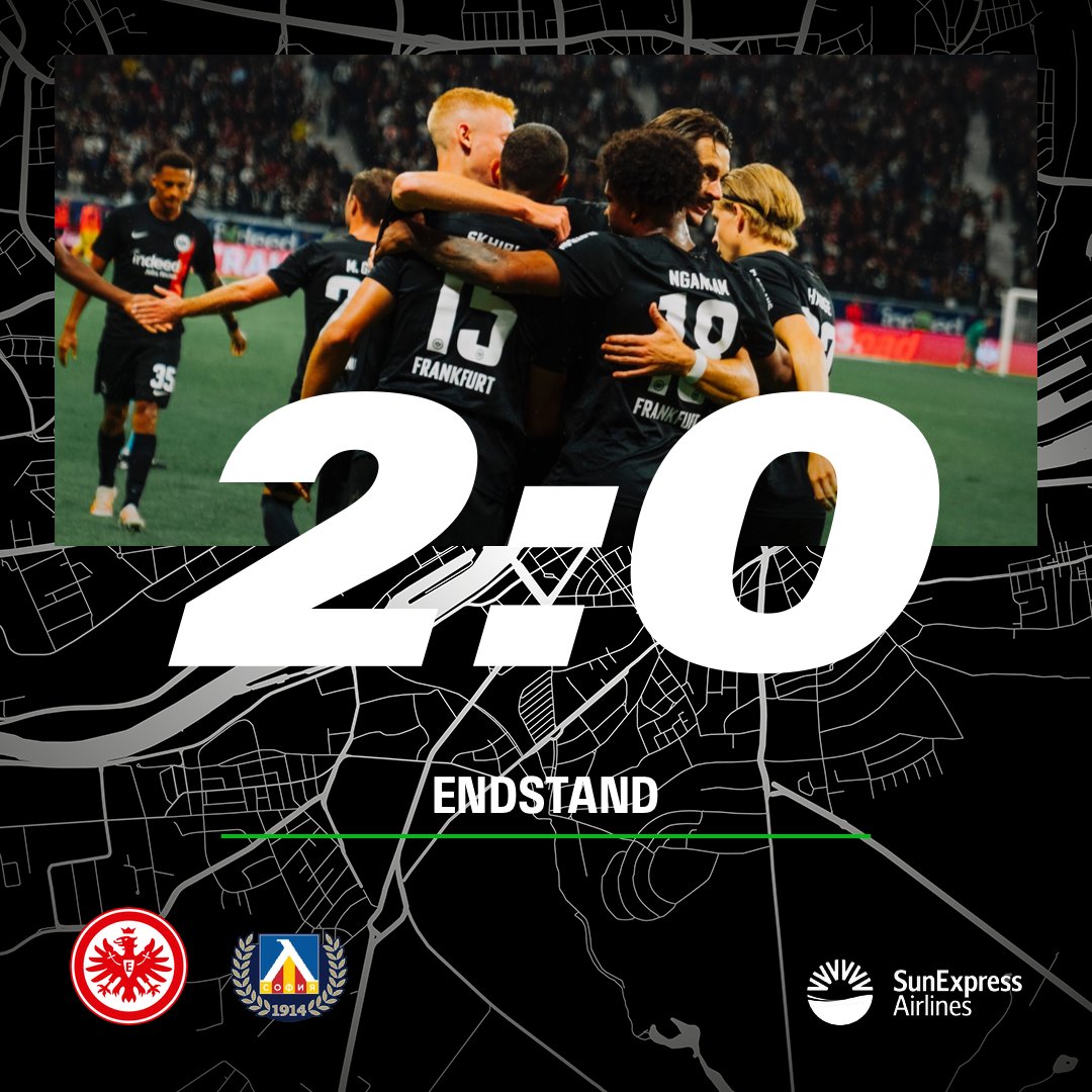 EUROPA, WIR KOMMEN! ❤️‍🔥
–––––
⏹️ 90. | #SGE | #SGESOF 2:0