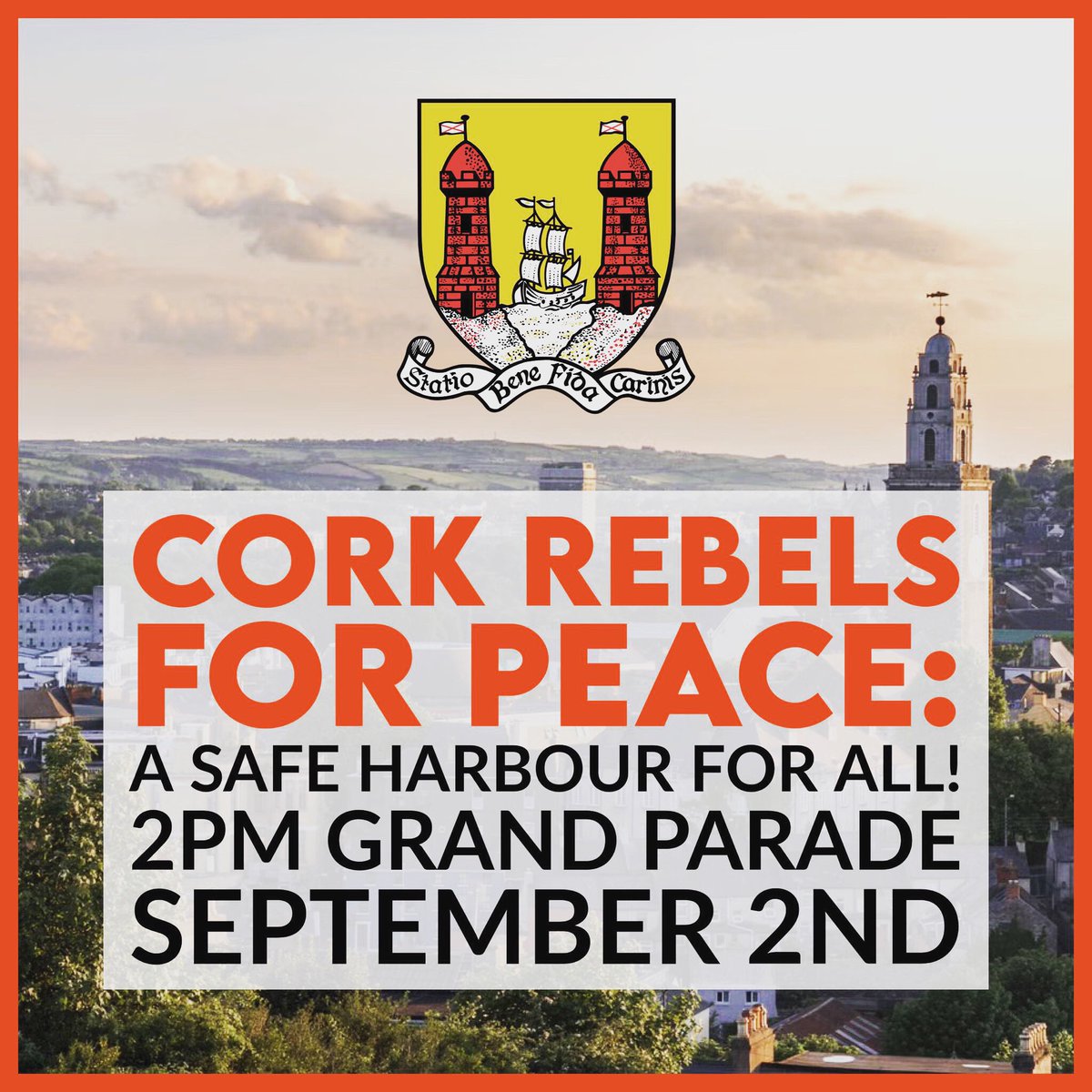 This Saturday in #Cork. Counter the #FarRight and their bullying tactics. Protect and fight for #diversity and the #LGBTQ+ community

#NoPasaran #Cork4All #CorkRebelsforPeace