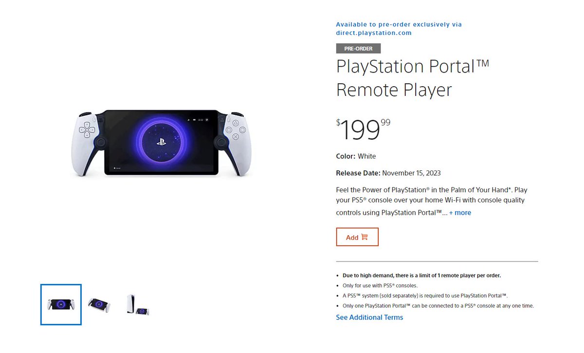 From the PlayStation Direct product page. What do you think constitutes  early? : r/PlaystationPortal