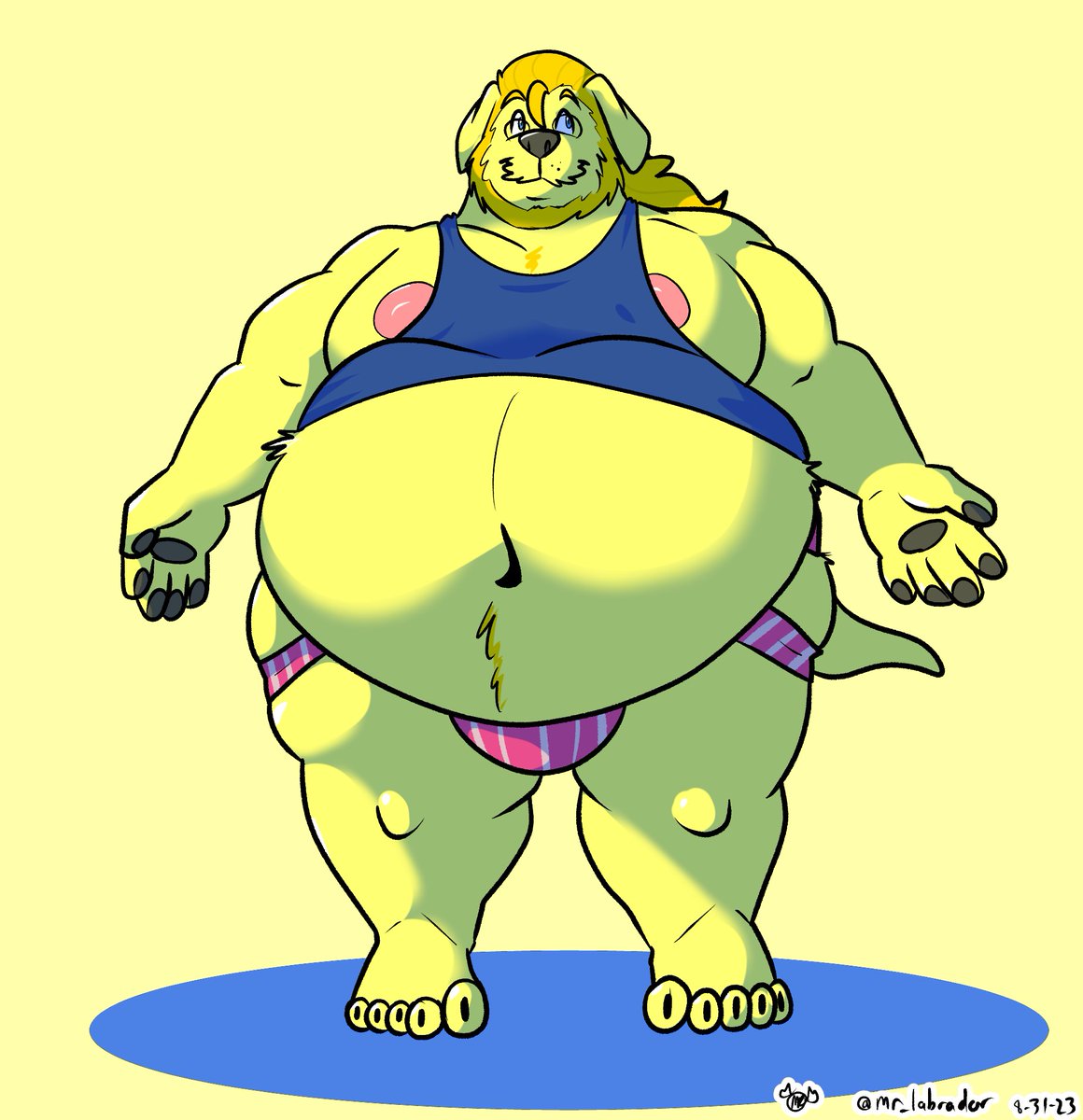 Extra Big Labby, but he's in color now~