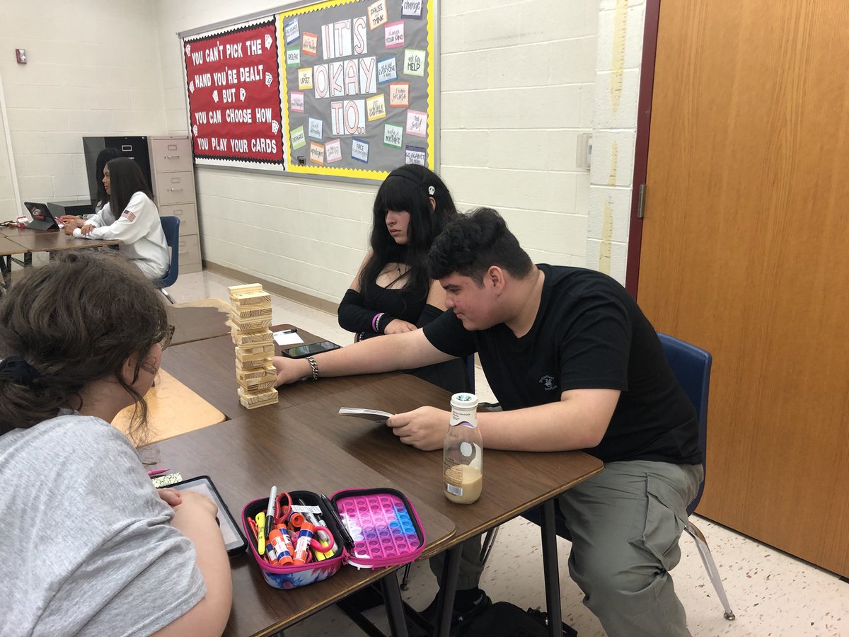 BaroneMrs's tweet photo. Building relationships is key to having a successful semester. Get-to-Know-You Jenga, What Do You Know About the Teacher, and People BINGO for the win! https://t.co/b9kFhTaQNO