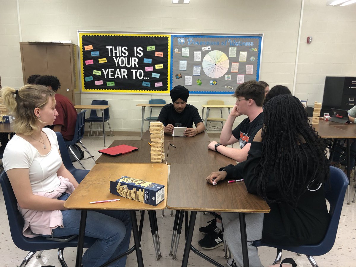 BaroneMrs's tweet photo. Building relationships is key to having a successful semester. Get-to-Know-You Jenga, What Do You Know About the Teacher, and People BINGO for the win! https://t.co/b9kFhTaQNO