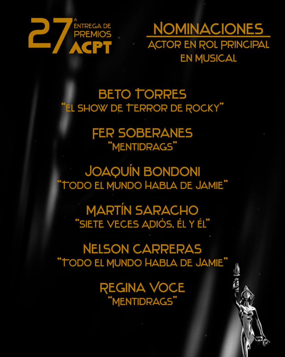 PREMIOS ACPT tweet media