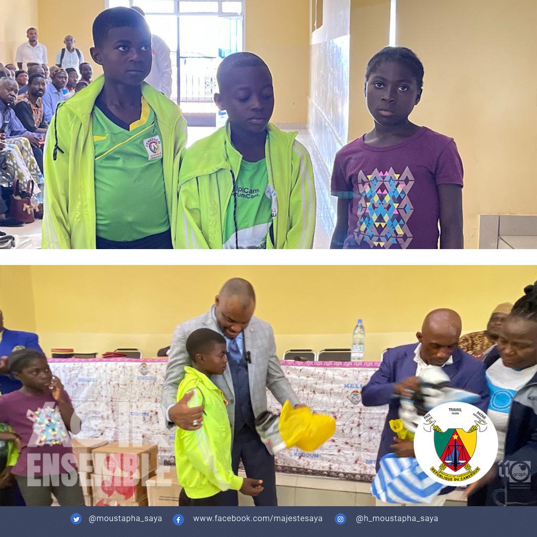 moustapha_saya's tweet image. Conférence sectorielle Départementale préparatoire à la rentrée scolaire 2023/2024 le #MbametKim.
#Participation de #Netcom, remises des cartons de craie et dons aux trois athlètes Kimois médaillés d’or des jeux FENASCO B. #Cameroun