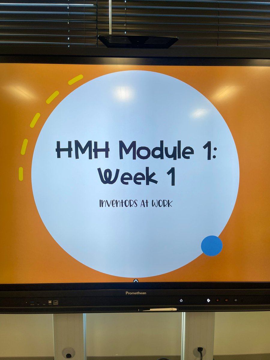 ms_audreyadams's tweet photo. HMH is full swing in 5th grade! 🎉We discussed our learning goal, explored our essential question, read our focal text and practiced identifying the central idea! I’d say it was a successful launch of Module 1! 😆 @BaltCoPS @Berkshire_BCPS https://t.co/isaJXBSjJP
