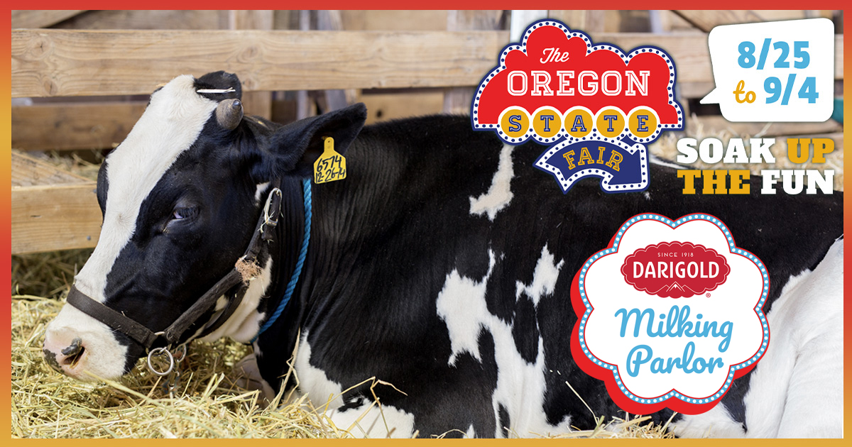 darigold's tweet photo. Stop by the Darigold Milking Parlor at the #OregonStateFair to learn all about the cows, family farms, and milking process that makes your favorite Darigold products! ๐ฉท๐ฎ๐ฅhttps://t.co/Ee1haFBKWb https://t.co/EGt9ZC38U3