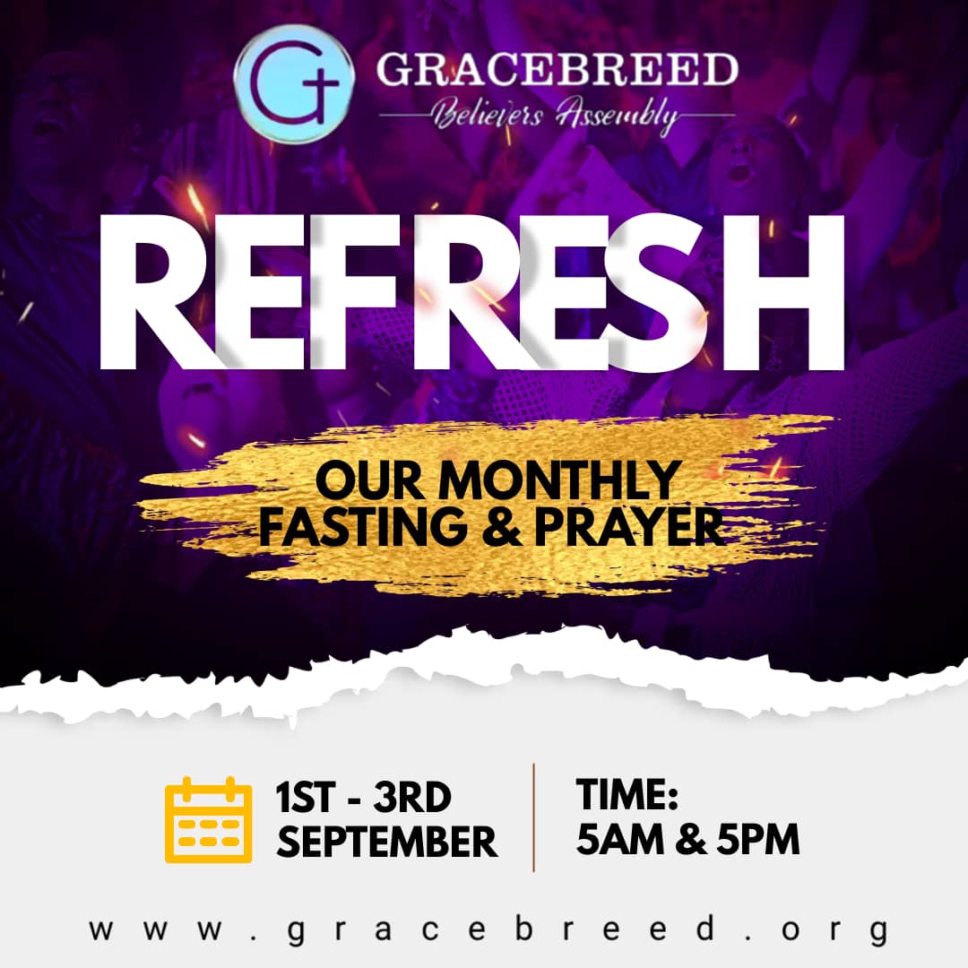 gracebreedng's tweet photo. Join us as we "REFRESH" our spiritual life for the month of September, 2023.

Date: Friday 1st  - Sunday 3rd Sept., 2023.
Time: 5am &amp; 5pm
Google Meet Link: https://t.co/JDL0z48snu

God bless you.
 #thursdayvibes #gracebreedng https://t.co/VwOJHda4Pk