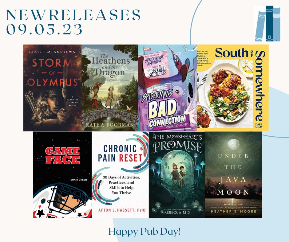 Happy pub day to this week's new releases! GAME FACE by @sharigreen CHRONIC PAIN RESET by @AftonHassett THE MOSSHEART'S PROMISE by @mixbecca UNDER THE JAVA MOON by @heatherbmoore (2/2)