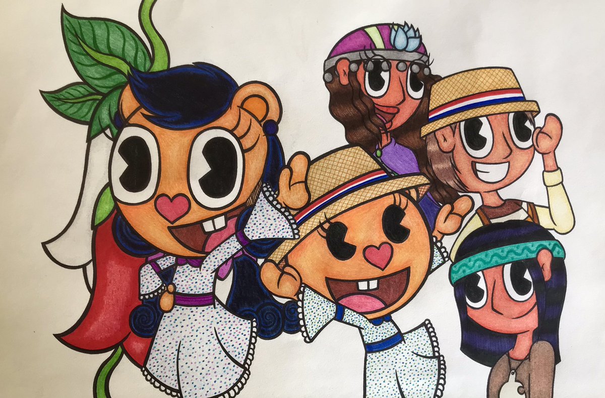 DragonicalLisa's tweet photo. Este es mi tercer dibujo para las Fiestas Patrias Chilenas de este Año, con Mily y Kind.💙🤍❤️🇨🇱

#HappyTreeFriends
#HappyTreeFriendsOCs
#HappyTreeFriendsHumanVersion
#FiestasPatriasChilenas https://t.co/kaFxqQm49n