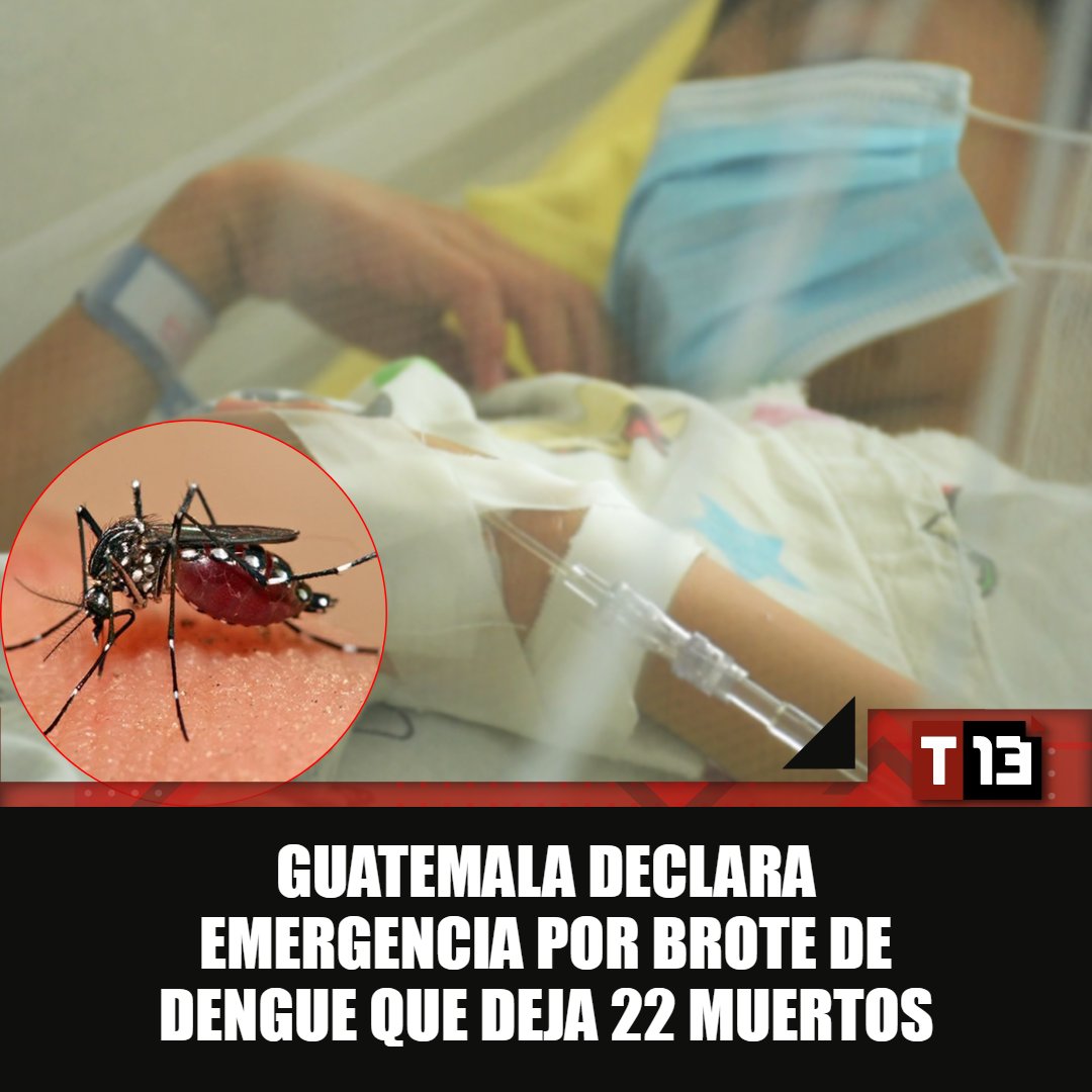 T13Noticias's tweet photo. 🔴 #Gobierno de #Guatemala declaró #emergencianacional por un brote de #dengue (...) más de 12.000 casos ➡ https://t.co/ypiHu2LGFB https://t.co/EjS7olQe9D