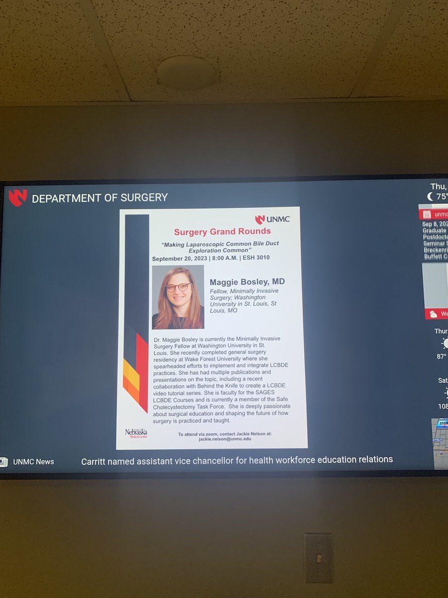 HillmanTerzian's tweet photo. Super excited that I've had the opportunity @UNMC_ACS to invite one of my favorite residents from @WakeSurgEd, @MBosleyMD (now an MIS fellow @WashUSurgery), to give a @UNMCSurgery departmental grand rounds this September 20th! Mark your calendars! #surgeryfirst #LCBDE @unmc https://t.co/FeLoatpJwG