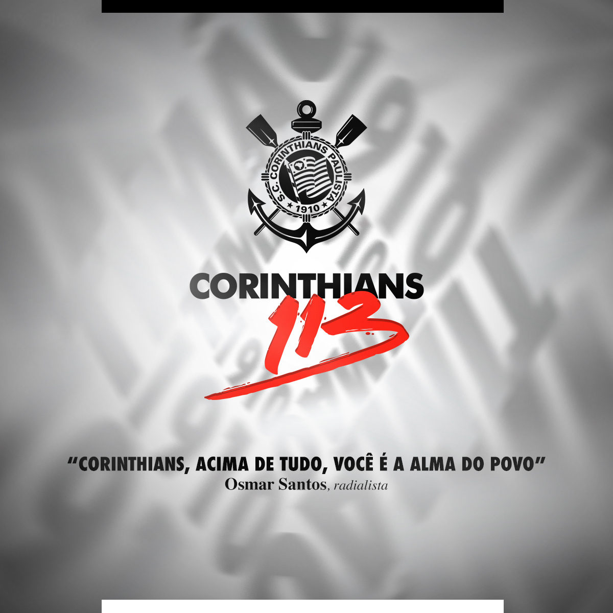 asbrabas's tweet photo. CHEGOU O GRANDE DIA DE COMEMORAR MAIS UM ANIVERSÁRIO DO SPORT CLUB CORINTHIANS PAULISTA!!! 🥳🎉🎊

1️⃣1️⃣3️⃣ ANOS DE MUITA HISTÓRIA, CONQUISTAS E GLÓRIAS DO TIME DO POVO!!! 🙌🏽

#Timao113
#VaiCorinthians https://t.co/qBU8KfUfh0