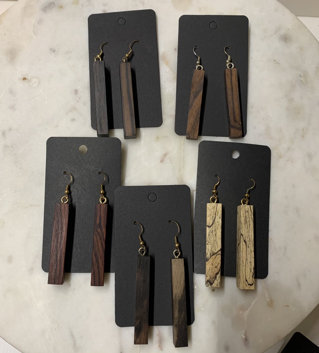 McEvoyMade's tweet photo. Sometimes my wife gets to pick her favorite right off the line 😂 #macassarebony #bocote #cocobolo #spaltedtamarind #royalebony https://t.co/zcAnqqqi94