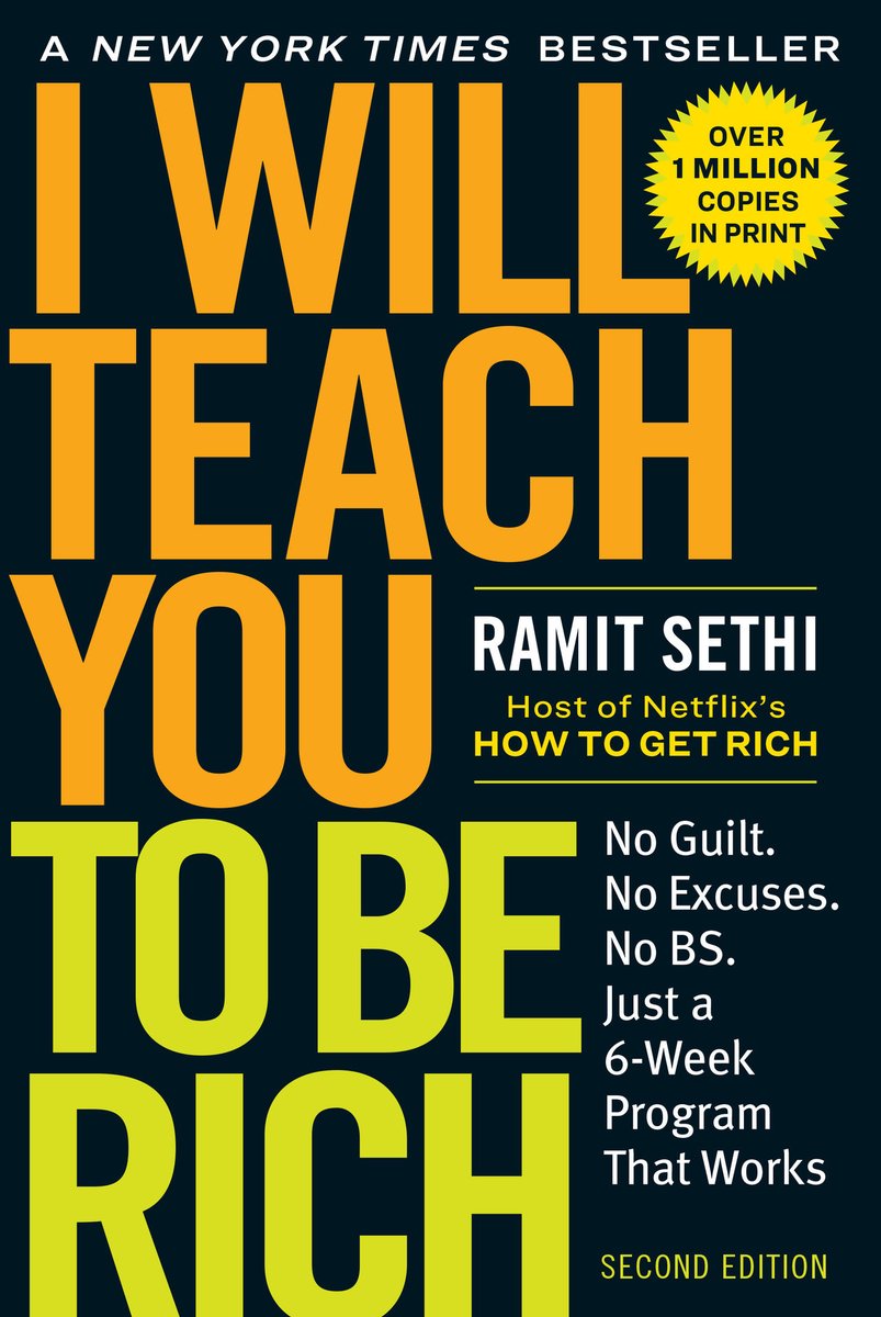 I Will Teach You to Be Rich by Ramit Sethi
Review ▶️rtobiii.blogspot.com/2023/09/i-will…
#Book #PersonalFinance #RamitSethi