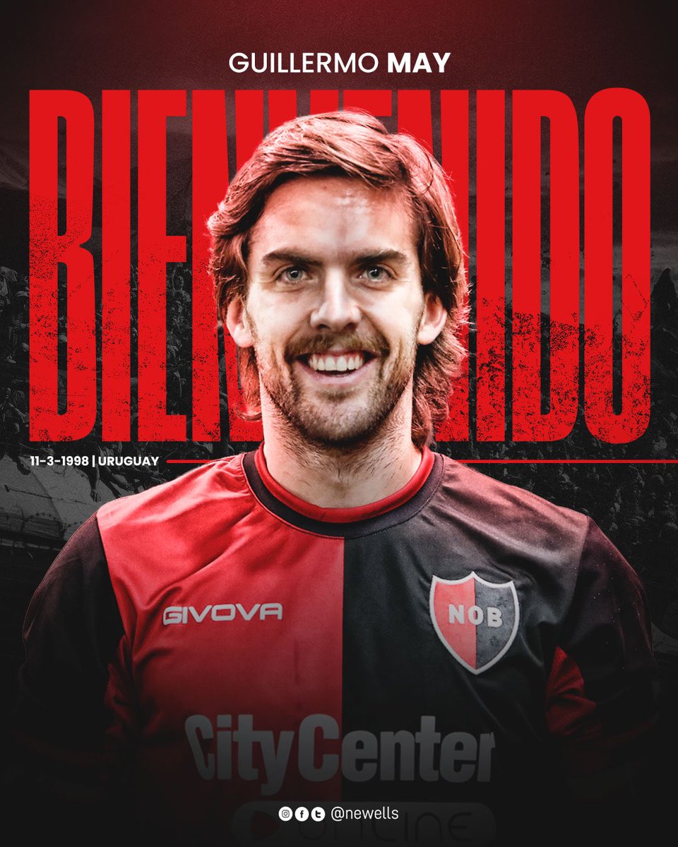 𝐆𝐮𝐢𝐥𝐥𝐞𝐫𝐦𝐨 𝐌𝐚𝐲 𝐫𝐞𝐟𝐮𝐞𝐫𝐳𝐚 𝐚 𝐥𝐚 𝐋𝐞𝐩𝐫𝐚 ☑️

🇺🇾 El delantero uruguayo se convirtió en nuevo jugador de #Newells tras superar los exámenes médicos y firmar su contrato 📝 bit.ly/3PkhYwV

¡Bienvenido! ❤️🖤