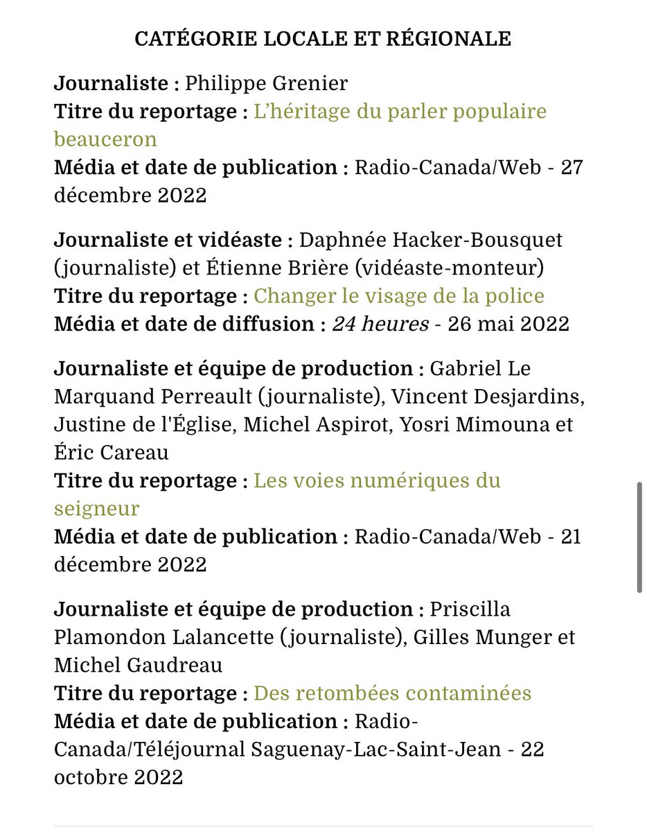 gablmp's tweet photo. J’ai appris aujourd’hui que mon récit  « Les voies numériques du Seigneur » pour @iciottgat est en nomination pour un prix Judith-Jasmin de la @FPJQ dans la catégorie « Locale et régionale » !

Merci à toutes les personnes qui ont contribué à la réalisation de ce reportage. 👏 https://t.co/dng2qAWrXC
