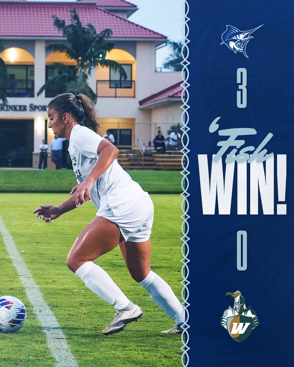 The Fish' kick off the season with a 3-0 victory! #FEARtheFISH🐟