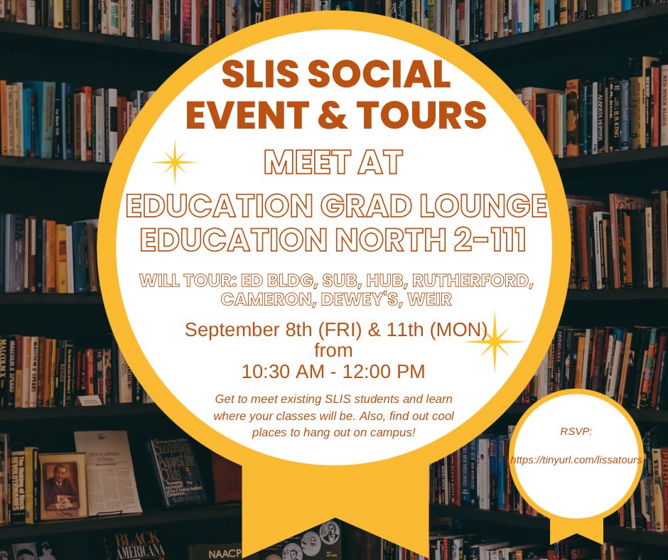 UofALISSA's tweet photo. Attention to INCOMING SLIS STUDENTS! 😄 https://t.co/wEbWHJi4q0