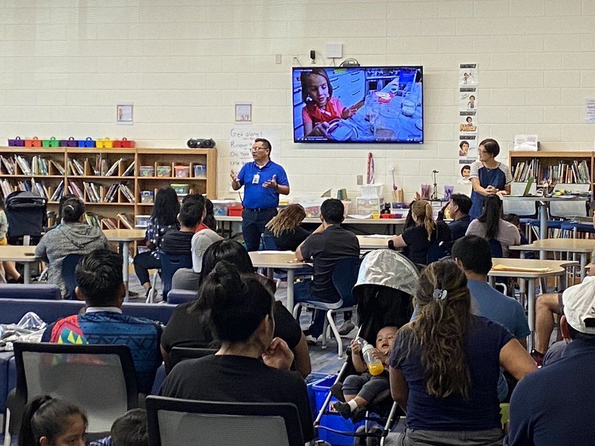 We had a terrific turnout for our annual parent support night. ⁦<a href="/MVESBobcats/">MVESBobcats</a>⁩