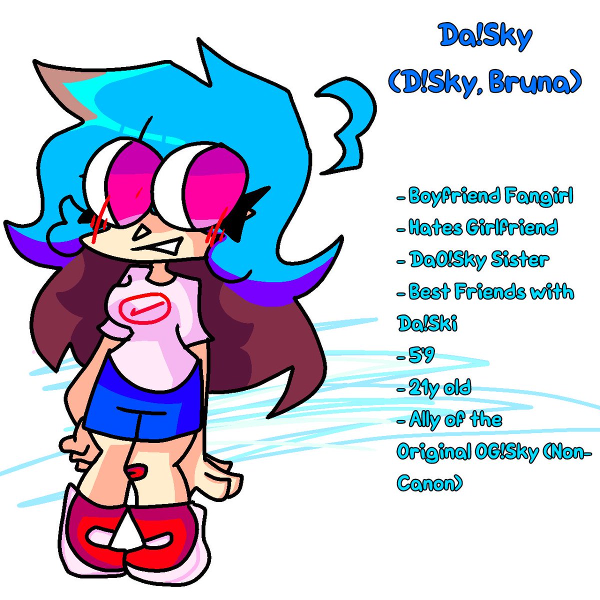 Joke_pucgoChoke's tweet photo. The starting of DaSkyverse :]
Meet Da!Sky (Or D!Sky or Bruna), btw there's more stuff in ALT, that's it
#skyverse #dasky #daskyverse https://t.co/25mrfsNAsv