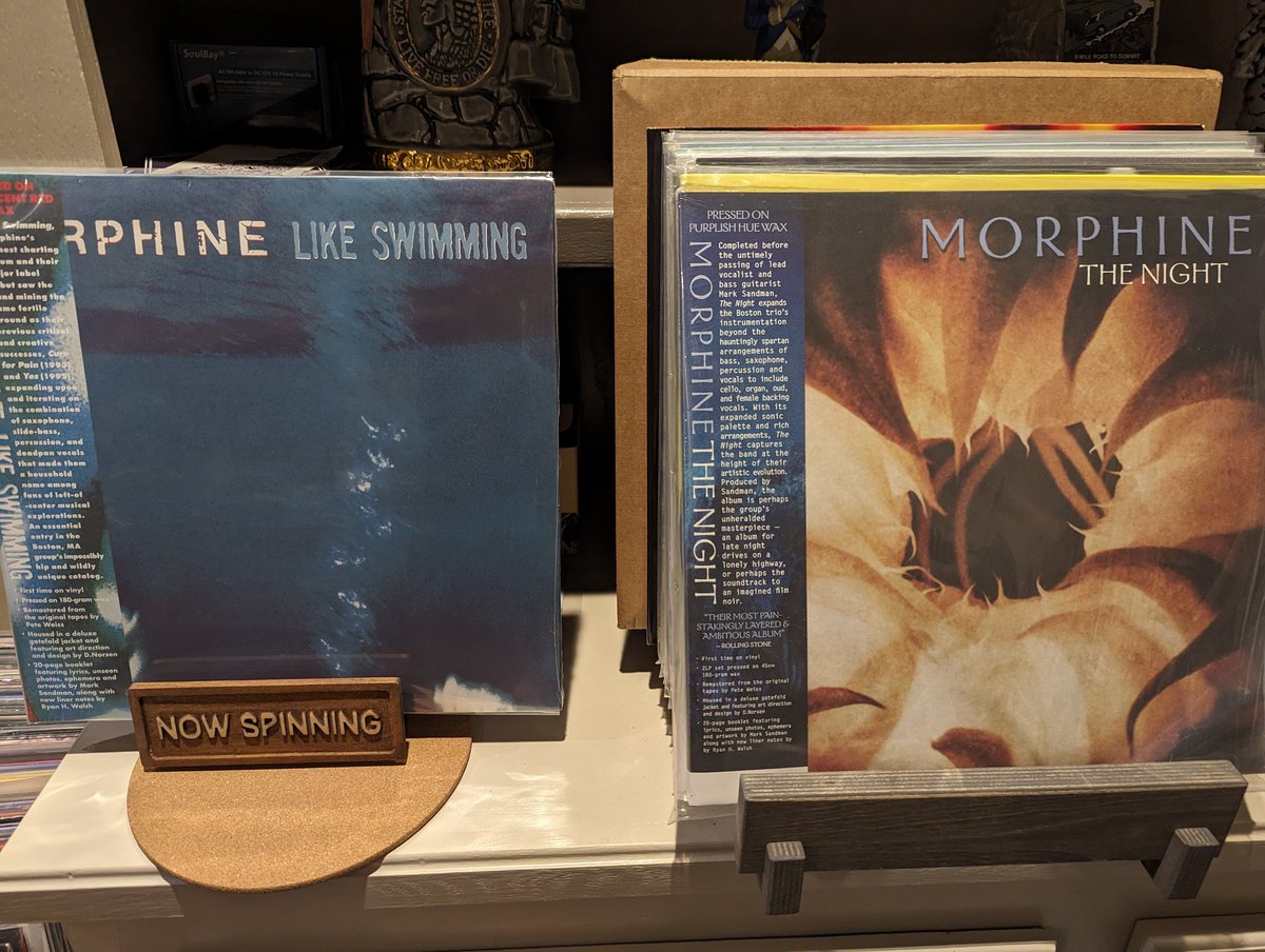 Sonsofvinyl1's tweet photo. When your @morphine_band pre-order arrives from @lightintheattic you know it's going to be a good Friday. Going to crank some #lowrock https://t.co/8mOLvET0tK