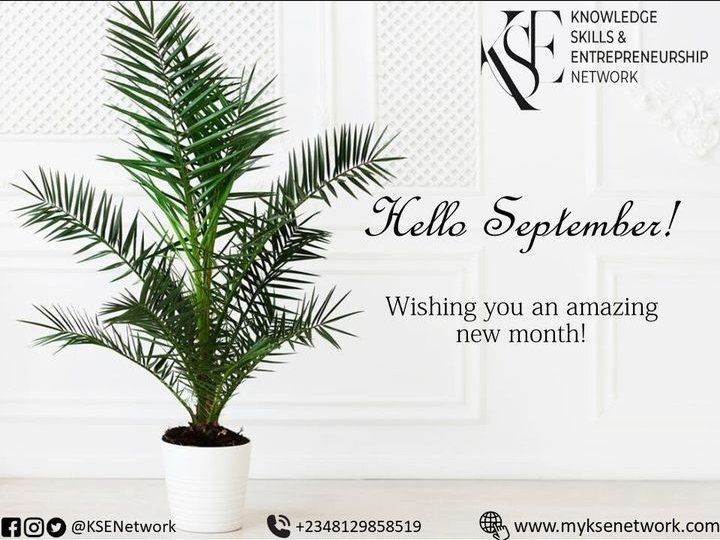 KSENetwork's tweet photo. May September be good to you in every way!
Happy New Month!

#KSENetwork https://t.co/sh9luZtvnV