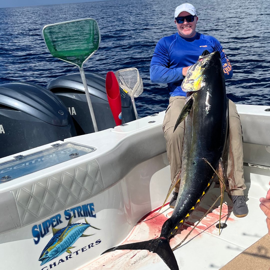 DPMSSC's tweet photo. 140 LB TUNA!!! Prince crew from #Florida and Captain Scott found the tuna of the day!
#louisiana #offshore #fishing #superstrike #superstrikefishingcharter #tuna #freemanboatworks #yamahaoutboards #offshorefishing #gulfofmexico #bluewater #saltwaterfishing https://t.co/xqOhkGPAXF