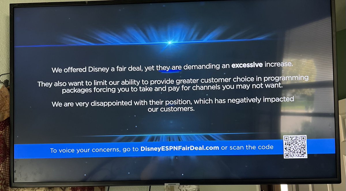 If you have Spectrum you can’t have channel 7 or ESPN