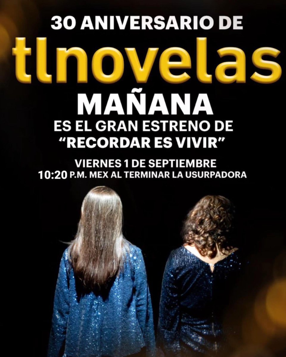 Y mañana no se pierdan…😜✨ #DanielaRomo #RecordarEsVivir #30añosdetlnovelas #AngélicaVale