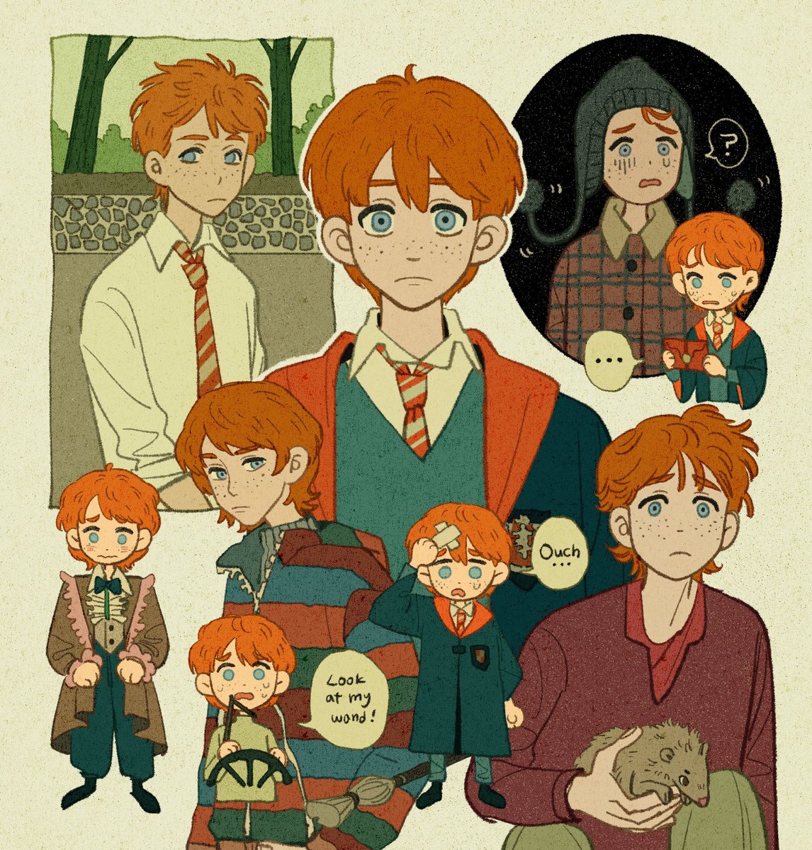 #HarryPotter #RonWeasley 
Ron🍗