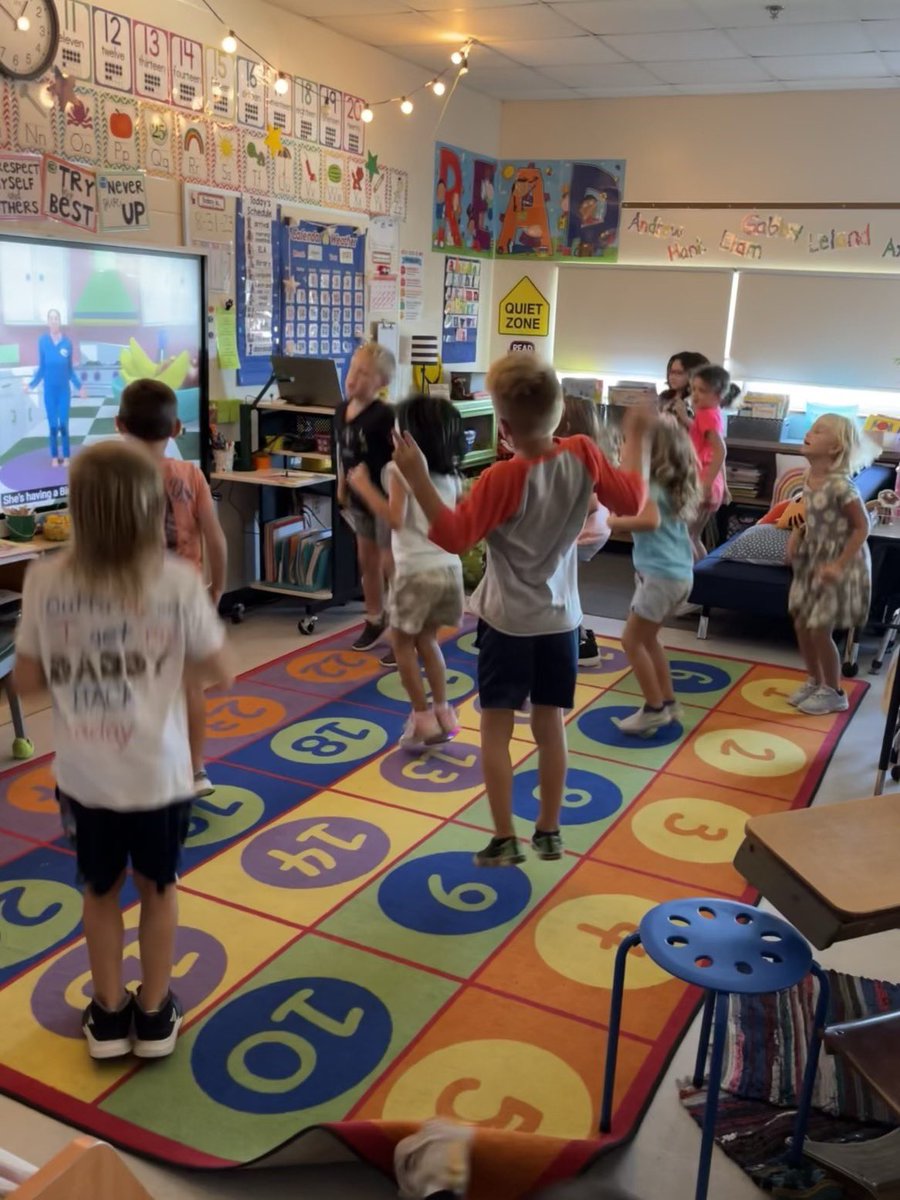 stephalvey's tweet photo. Working out with cosmic kids yoga in 1st grade! Thanks for keeping us moving with Workout Wednesday, Mr. Bricker!
#ibtigerpride
@IBES_PE https://t.co/nYAYhh5dRu