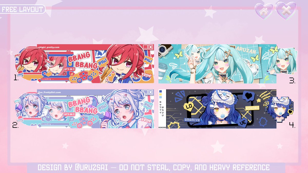 Help RT boleh ? Makasih 💕

Haai, Koogi ada free layout nih yg udh di jajanin sm kak anon pacar luka 🙆🏻‍♀️💕
Cukup RT + Rep aja mau yg mana ✨
Ohya doain kaka anon nya juga yaa blg "semoga kaka pacar luka kuat sampai akhir tahun 💓"

Good Luck ✨
#zonauang #zonajajan sfu