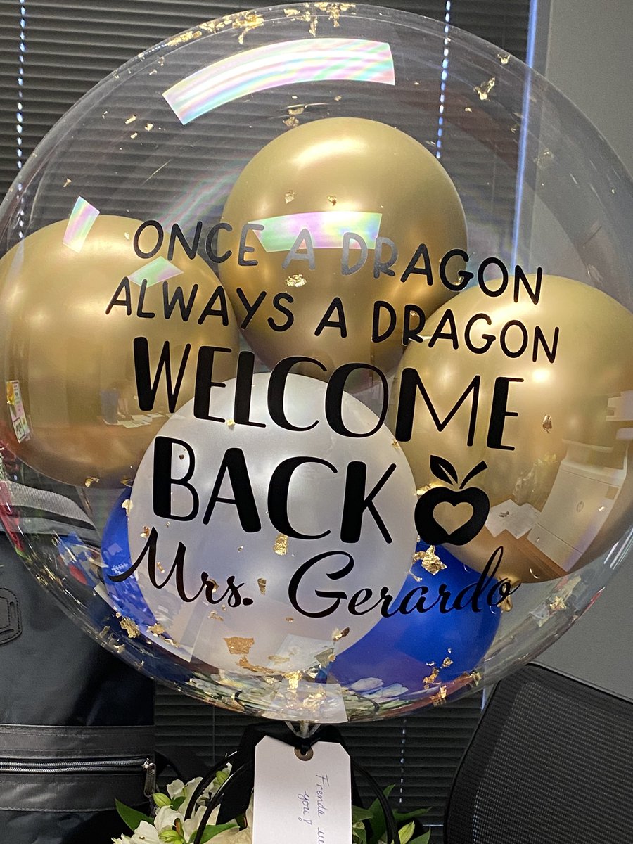 💙First official day as the Proud John Drugan Principal in the books. I ♥️ the welcome.💙 #WelcomeHUGSaretheBest
