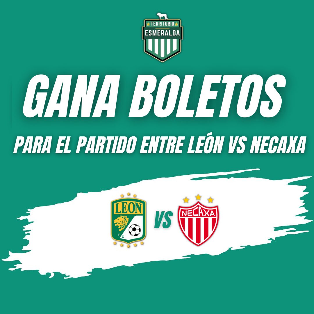 VAMOS AL ESTADIO 🏟 | ¿Quieres un pase doble para el partido del sábado? 🙌🏻

La dinámica es la siguiente:

1️⃣ Síguenos en <a href="/Terr_Esmeralda/">Territorio Esmeralda</a> y <a href="/lccurielgarcia/">Uriel García</a> 
2️⃣ Dale RT a este tweet

Y listo, ya estás participando! 🎟 🎟️

Daremos a conocer al ganador el sábado 2 de septiembre a la