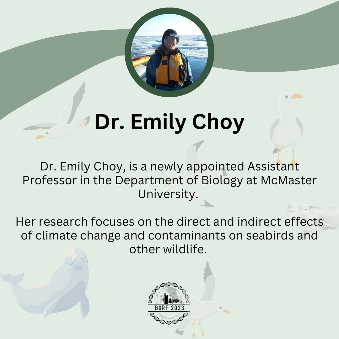 BGRF is happy to announce this year’s keynote speaker, Dr. Emily Choy, an assistant professor at McMaster University. We are very excited to have Dr. Choy present for us in October 2023! 🎉  #bgrf2023