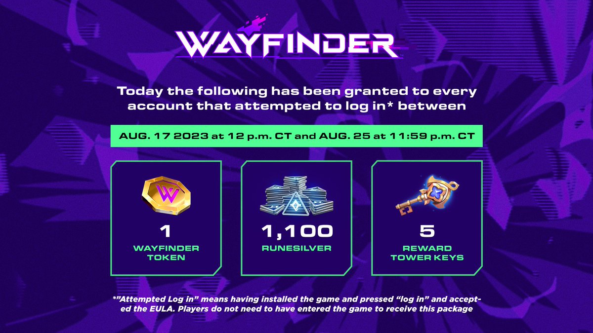 Hey Wayfinders, we have some big updates for you!

State of Early Access
Known Issues and Patch Notes

Please check out the full details here: wyfdr.me/3YVbgRv