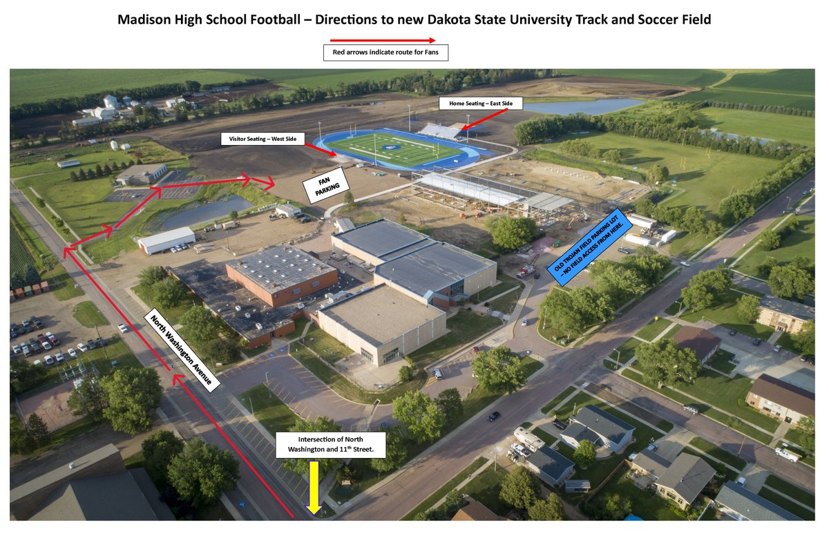 Important information for home football games this year at the DSU Track &amp; Soccer Complex.

See you Friday night at our first home football game of the season!

GO BULLDOGS! 🐾