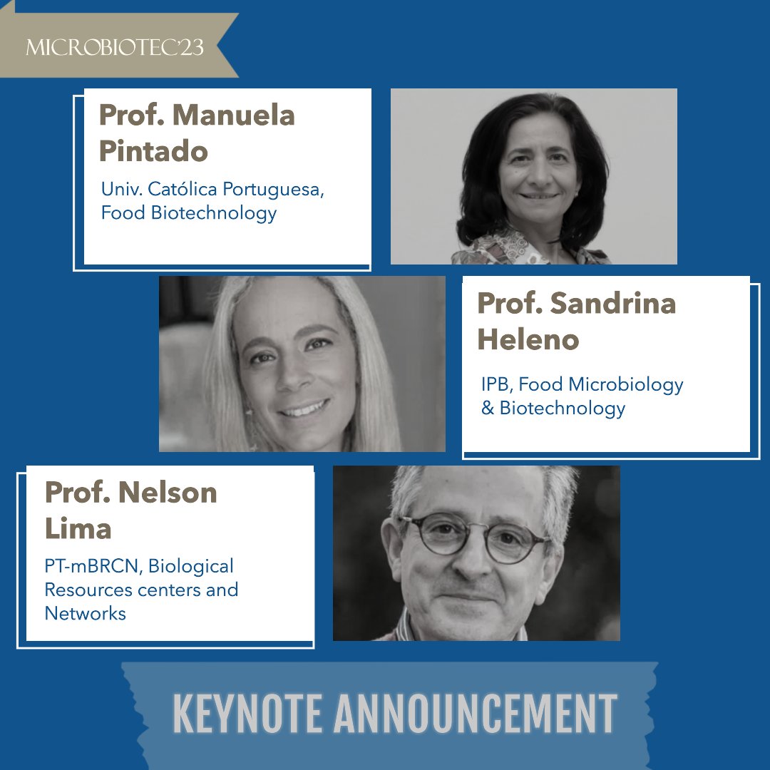 Microbiotec25's tweet photo. We are delighted to announce some of our esteemed keynote speakers that will be at MICROBIOTEC'23 sharing their expertise with us. Don't miss out and be part of #MICROBIOTEC'23! https://t.co/RSG3EUggx6