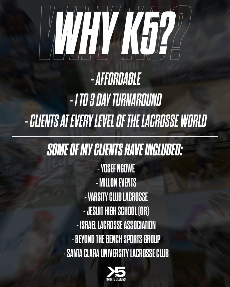 K5 Sports Designs tweet media