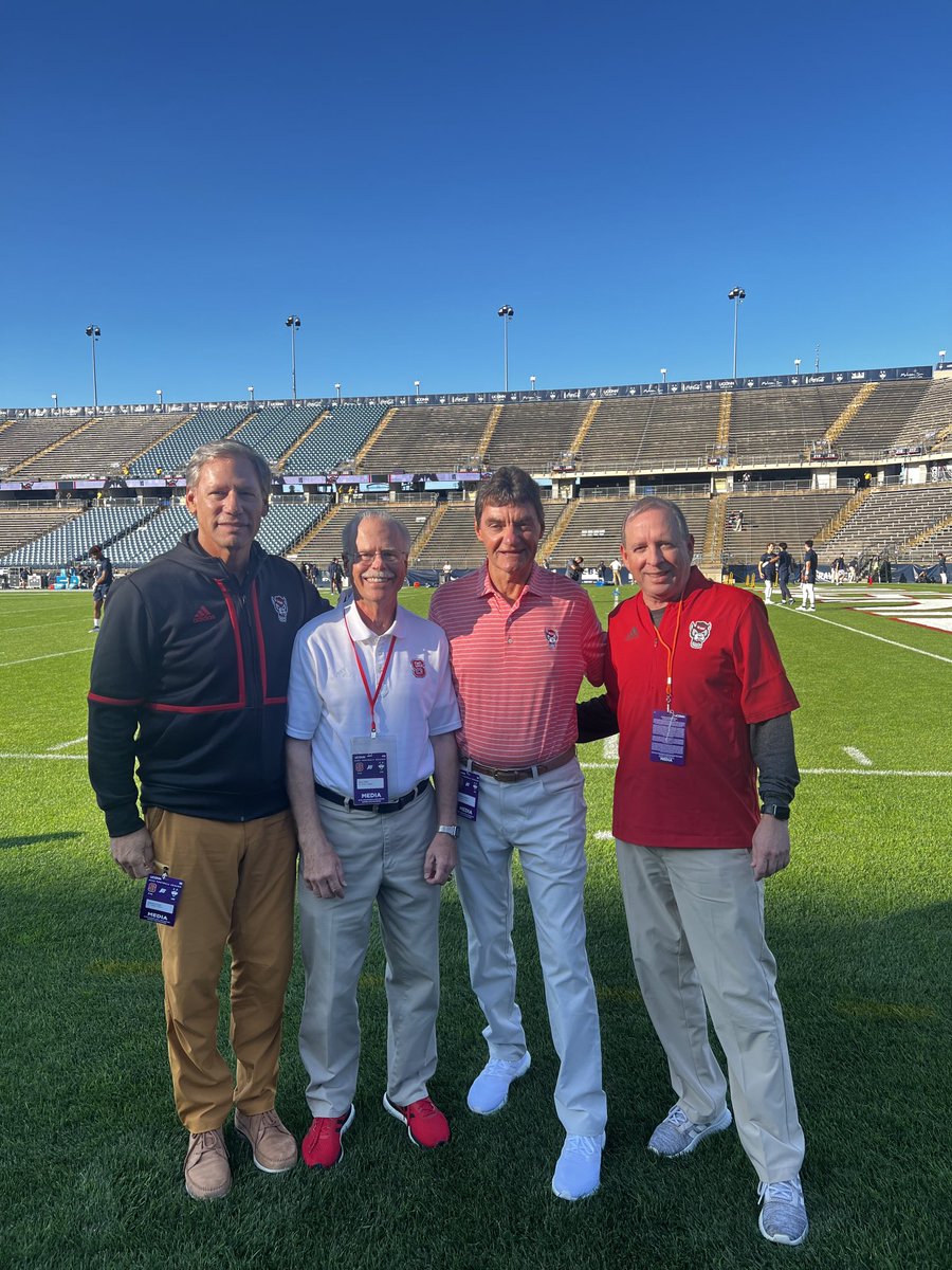 57 years as spotter for Wolfpack football. Blessed!
