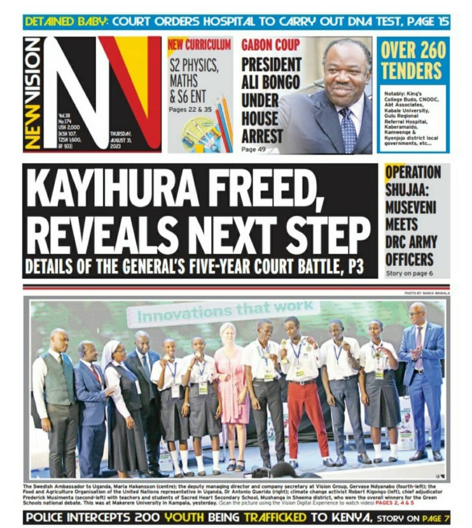 ugdialoguearen1's tweet photo. All about #GreenSchools project that made headlines @RugyendoQuotes
@AICAD_Uganda
@NexusMediaUg
@KYUDebate
@Makerere
@campuspost
@YouthLineForum
@theGEF
@global_uganda
@musiimentaf
@ubf_info
@KitabiSeminary
@GayoUganda
@theGCF
#Innovationsthatwork
#UDACLIMATEDEBATES https://t.co/NeM0Tu9q19