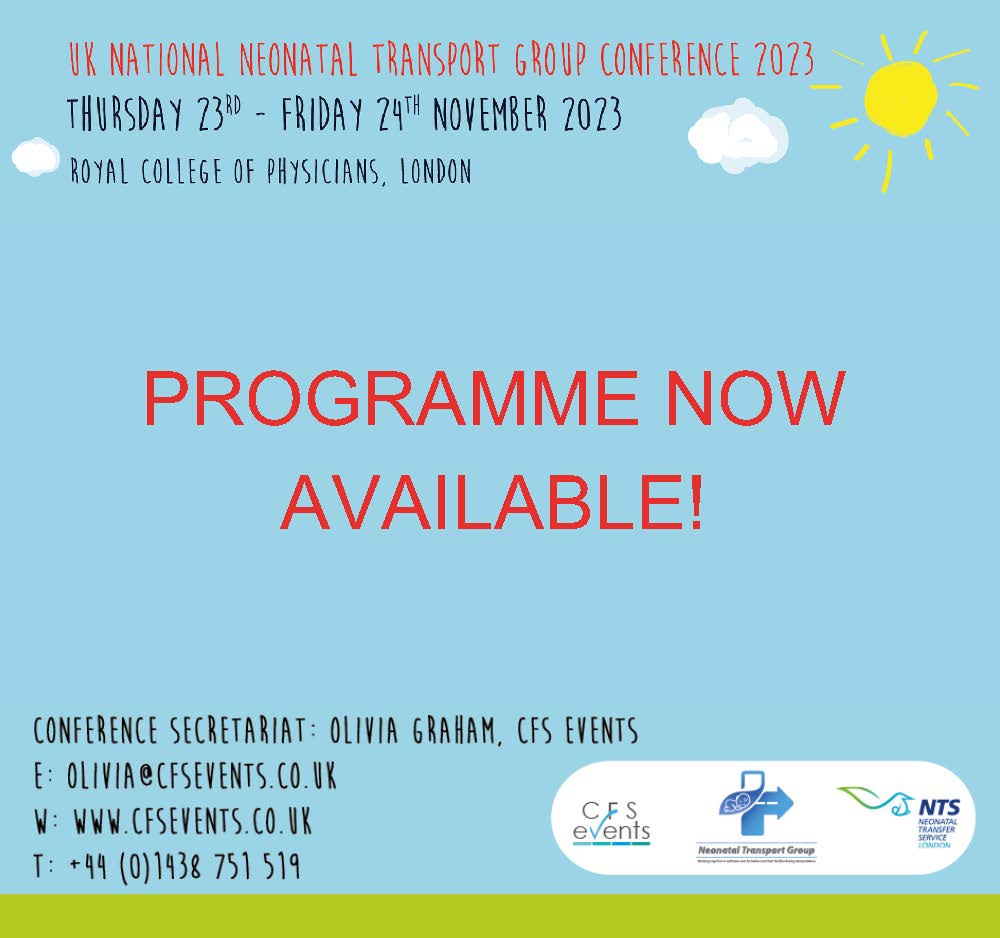 The UK National Neonatal Transport Group Conference 2023 programme is now available! View here: az659834.vo.msecnd.net/eventsairweste… You can register for the event taking place on 23rd - 24th November here: cfsevents.eventsair.com/neo-transport-… #NeonatalTransport
