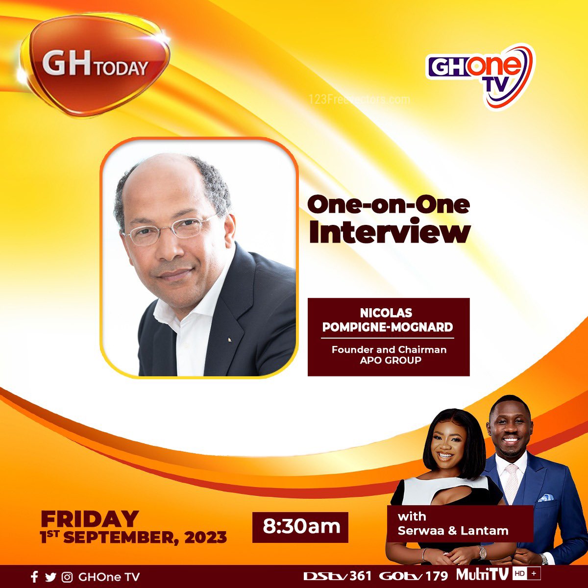 Exclusive interview with founder and chairman of APO GROUP, Nicholas Pompigne-Mognard
#GHToday