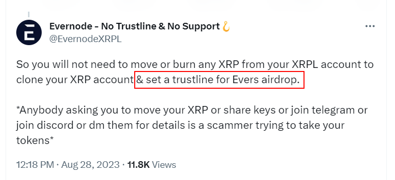 xrplCats's tweet photo. @wallace71440143 @pickrell1968 @offledger @agreiff1583 @EvernodeXRPL Yes, that's because Evernode hasn't made the Trustline public yet.  

There are too many scammers out there.  

They are waiting until the SideChain is launched, and then the missing information will be provided.

https://t.co/AZWtWJWG8W https://t.co/3Mu4i0WKfp