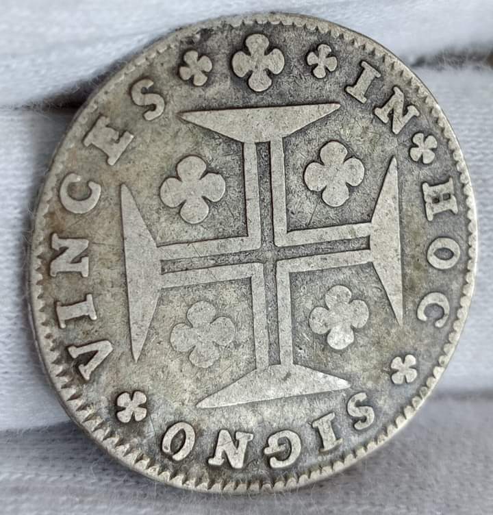 1/2 Cruzado 240 Réis 1767 D
José I Portugal

#silvercoin #Portugal #Silver #world