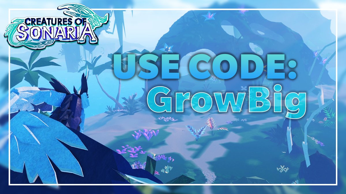 Sonar Studios on X: Having trouble growing? Sniff to seek out food & avoid  drinking brown water! Use code* GrowBig to receive TWO Max Growth Tokens!  🪙📈 Play ➡️  *Code is