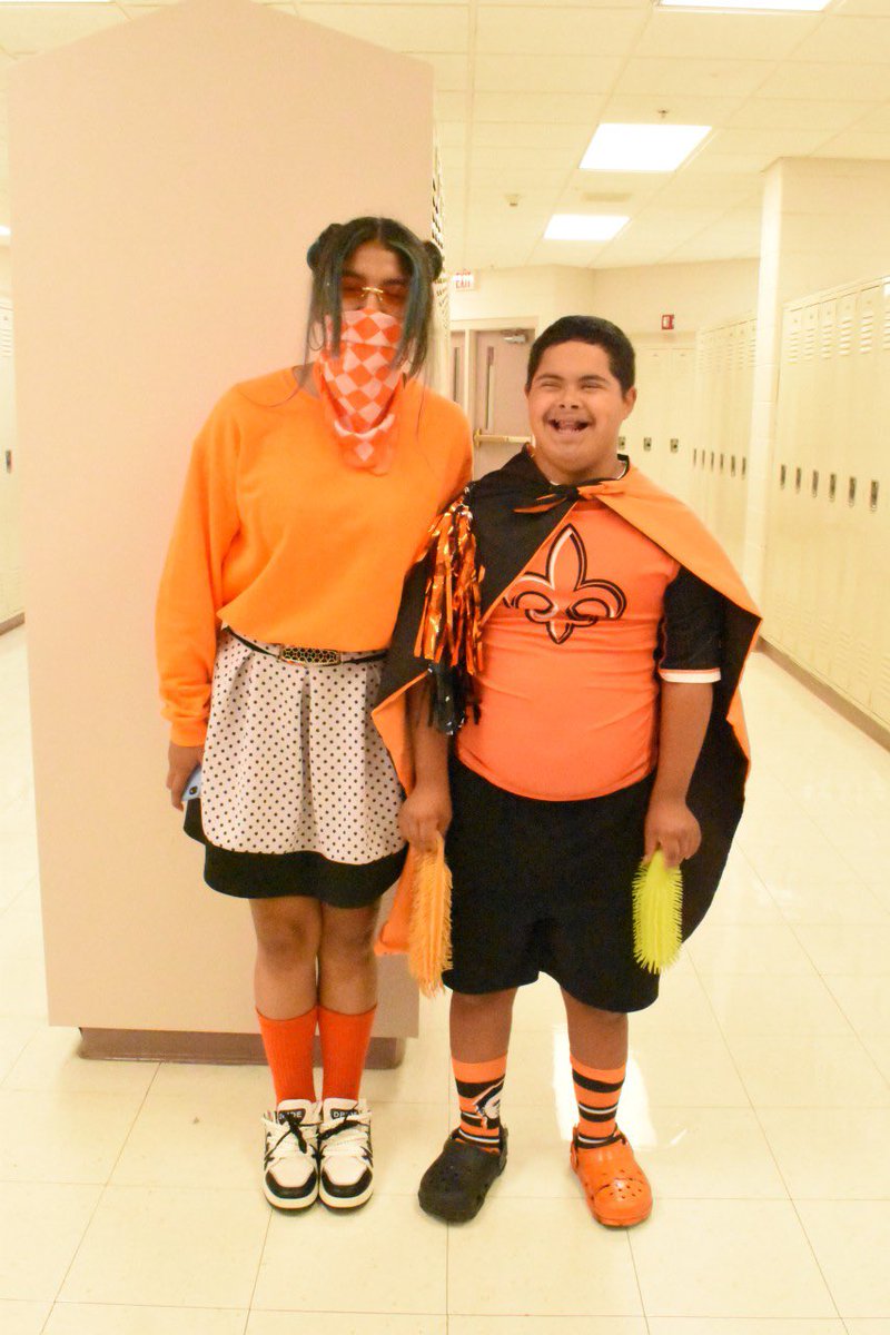 STCEISOTeam's tweet photo. Saints ISO member Julian is this year’s Sophomore Orange &amp; Black competition WINNER! https://t.co/9UcJJHCf4P